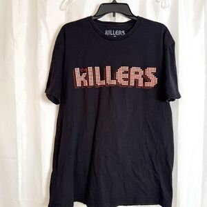 The Killers Band Tee Unisex XL Black Rock Concert T-Shirt